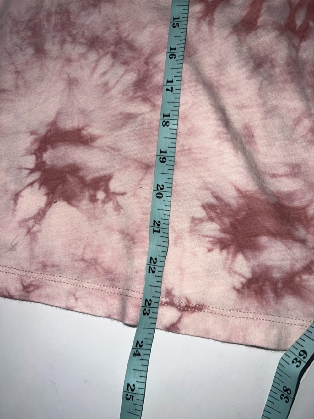 Women’s Athleta Pink and Cream Tie-Dye Short Sleeve Tee XS - Picture 6 of 6